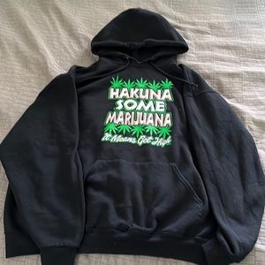 Black hoodie (funny)